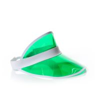 Grøn solskærm til 80er udklædningen.