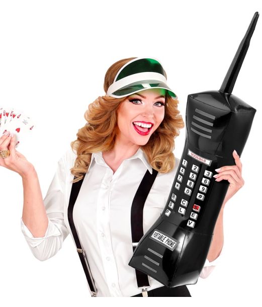 Oppustelig mobiltelefon