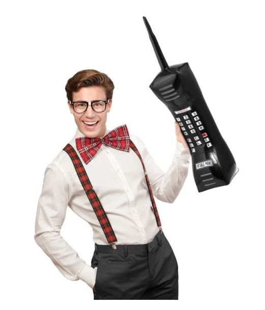 Oppustelig mobiltelefon