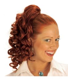 Brun extension med krøl