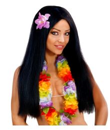 Hawaiiparyk med blomst