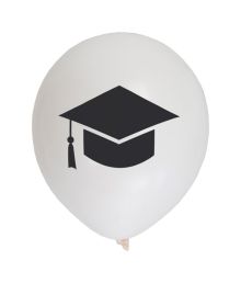 Balloner med graduerings hat 6 stk