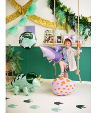 Dinosaur folieballon Happy Birthday, 45 cm.