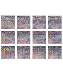 Holografiske vægpaneler, 12 stk