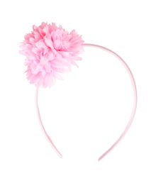 Hårbøjle med lyserød blomst