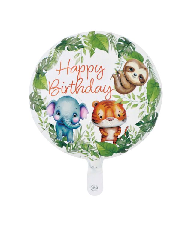 Jungle fødselsdag folieballon, 46 cm