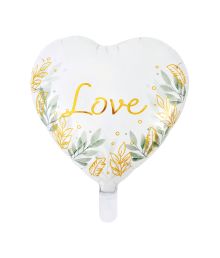 Hjerte folieballon, Love 46 cm