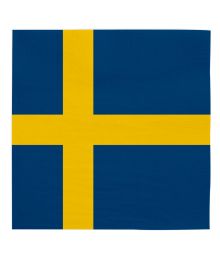 Sverige flag servietter, 20 stk