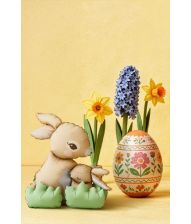 Stående kaniner folieballon, 51 X 60 cm