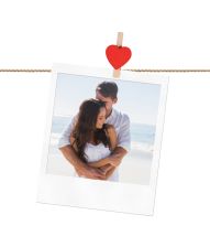 Træklemmer med røde hjerter 15 stk