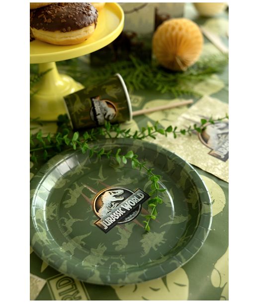 Jurassic World tallerken, 23 cm