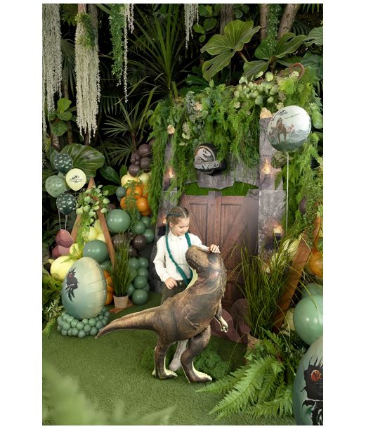 Jurassic World T-Rex folieballon, 92 X 98 cm