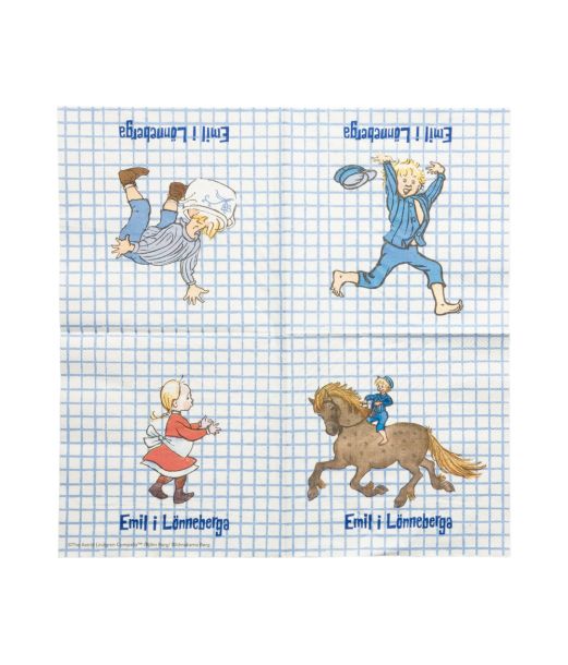 Emil fra Lønneberg servietter, 16 stk