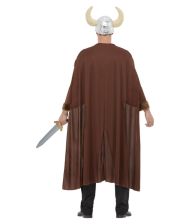 Vikingekappe og hjelm