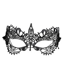 Sort blonde halvmaske
