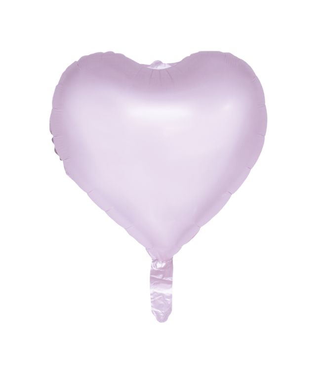 Syren pastel hjerte folieballon, 46 cm