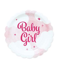 Baby Girl tallerkner, 19 cm