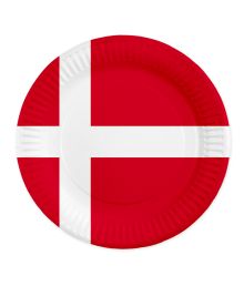 Danmark tallerkner, 8 stk.