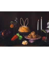 Gulerod papirvæv dekoration, 20 cm