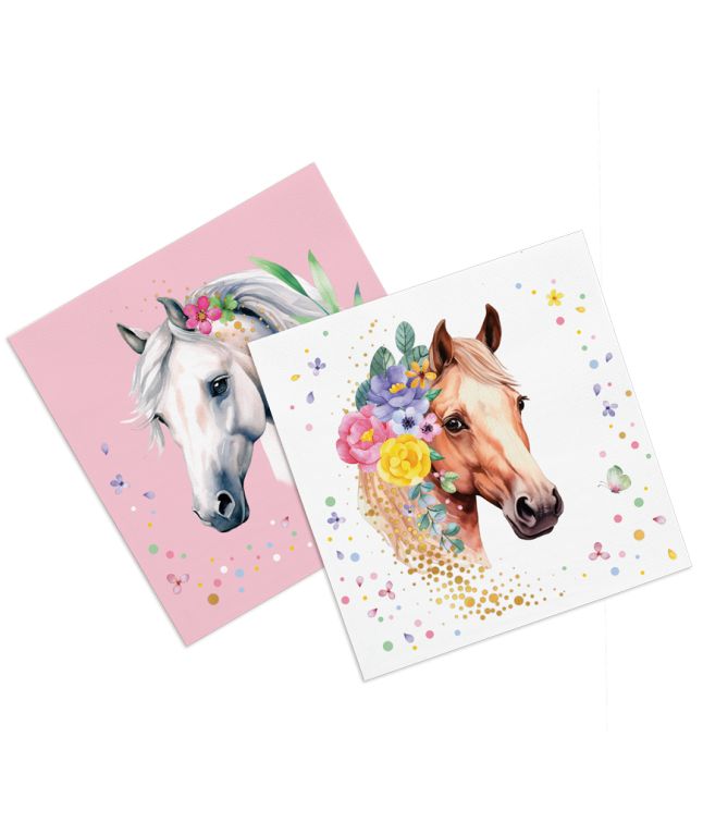 Hest servietter, 20 stk