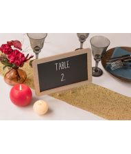 Guld glimmer bordløber 