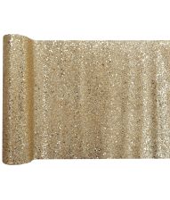 Guld glimmer bordløber 