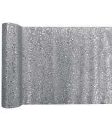 Sølv glimmer bordløber