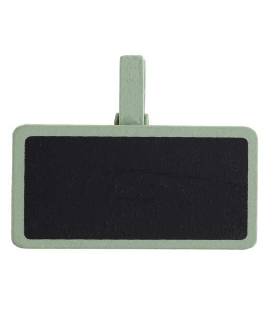 Olivengrøn bordkort tavle, 12 stk