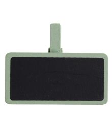 Olivengrøn bordkort tavle, 12 stk