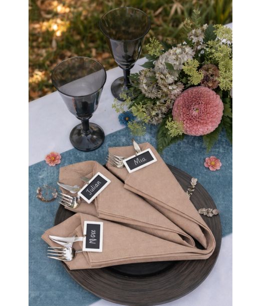 Hvid bordkort tavle, 12 stk