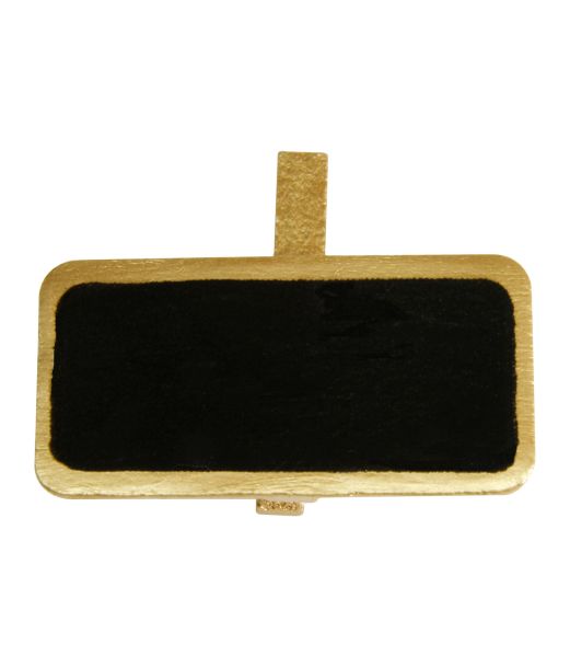 Guld bordkort tavle, 12 stk