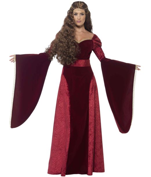 Middelalder Dronning kostume, Deluxe