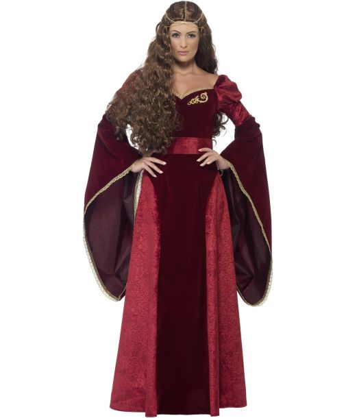 Middelalder Dronning kostume, Deluxe