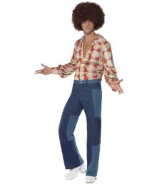 70er Patchwork bukser