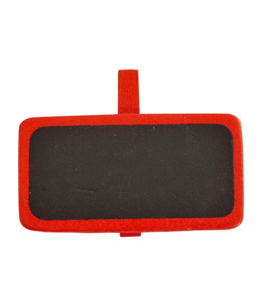 Rød bordkort tavle, 12 stk