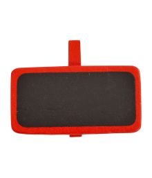 Rød bordkort tavle, 12 stk