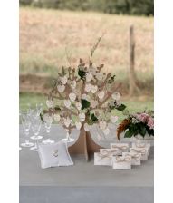 Ønsketræ med hjerter, 48 x 40 cm