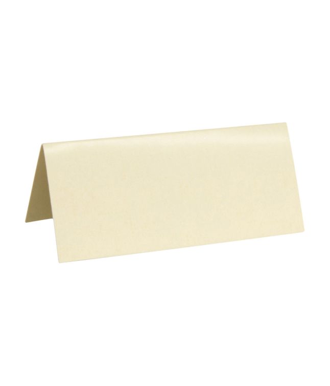 Creme bordkort, 10 stk