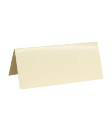 Creme bordkort, 10 stk