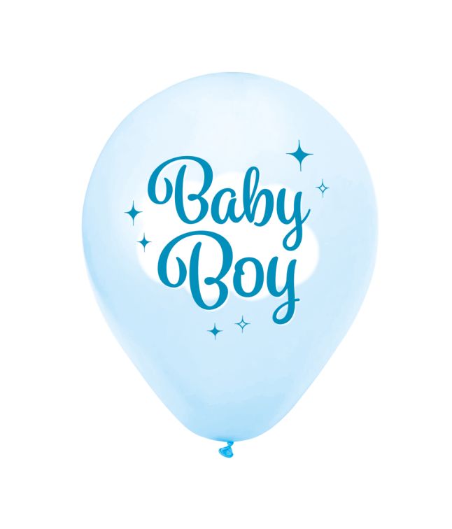 Baby Boy ballon, 8 stk