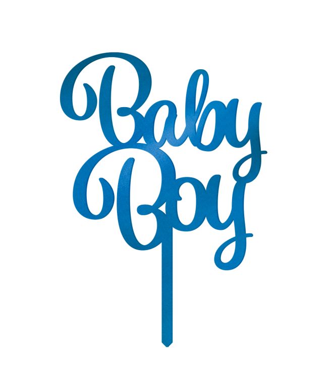 Baby Boy kagepynt i akryl