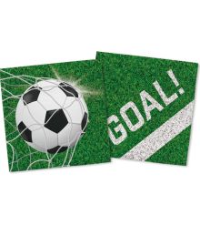 Fodbold servietter, 20 stk