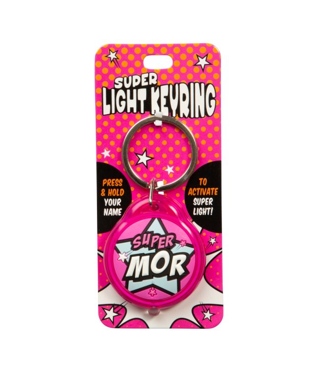 Nøglering super mor med lys