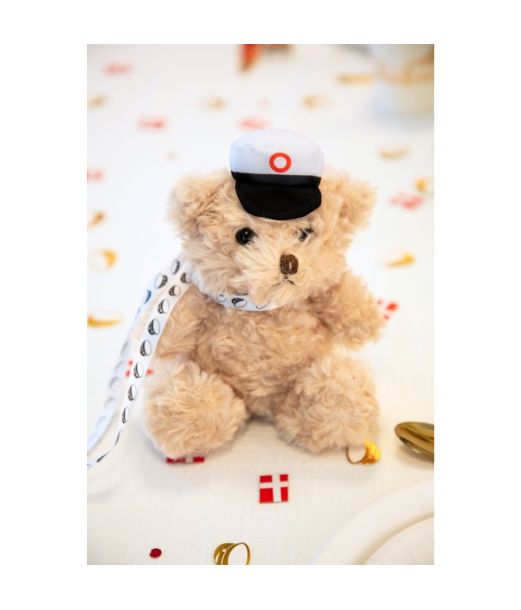 Bamse med rød studenterhue