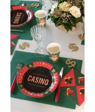 Casino bord deko 6 stk