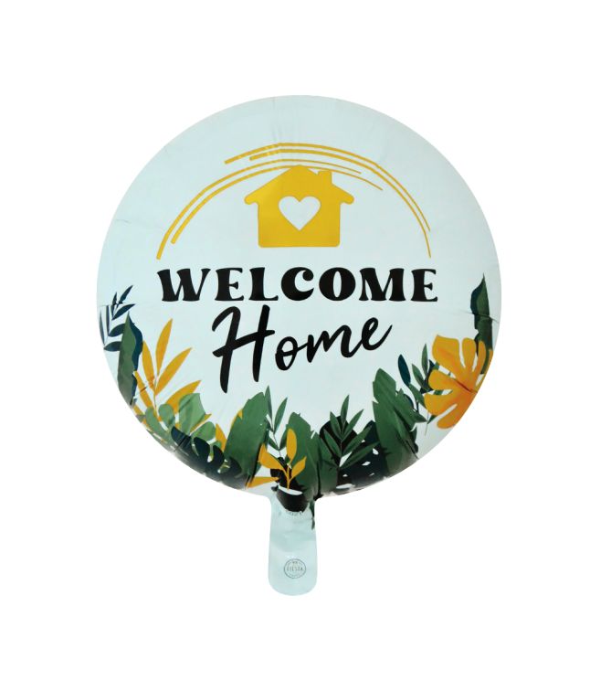 Folieballon Welcome Home, 46 cm
