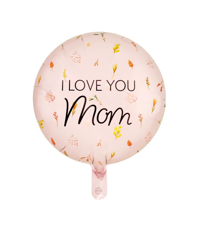 Folieballon I Love you Mom, 46 cm