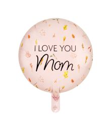 Folieballon I Love you Mom, 46 cm
