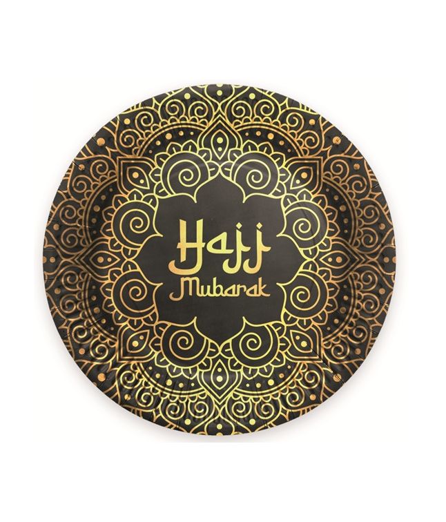 Hajj Mubarak tallerkner, 8 stk