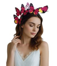 Hårbøjle med sommerfugle